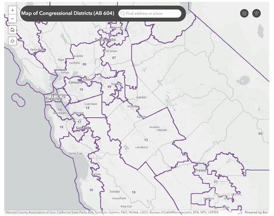 redistricting map