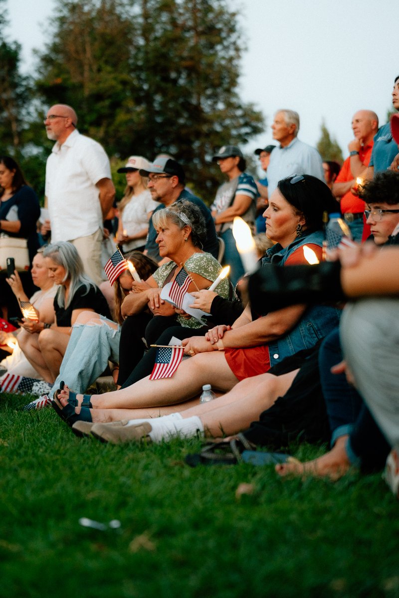 Charlie Kirk vigil 2