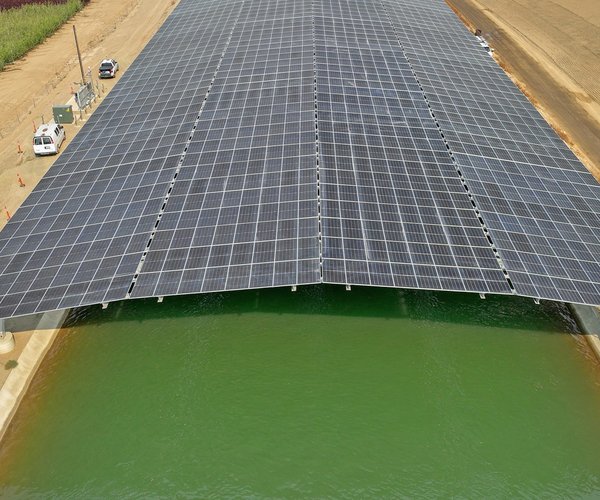 Canal solar project