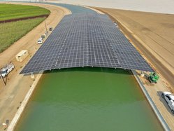 Canal solar project