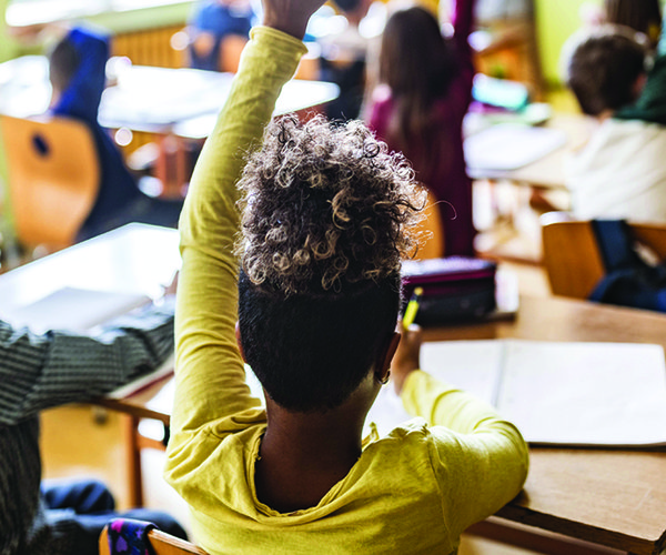 students in class