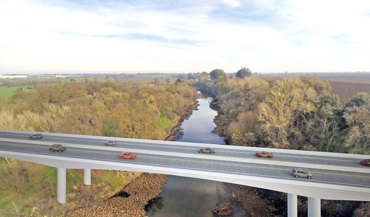 artist conception of the way the proposed Garner-Faith