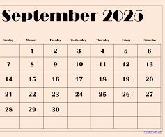 sept. calendar