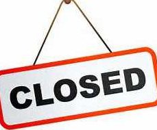 Closed sign