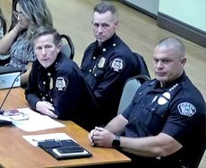 Modesto Fire Assistant Fire Chief Andrew Hunter reviewed