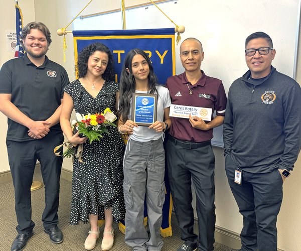 Cesar Chavez Junior High School seventh-grader Mona Alondra Leon