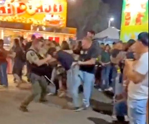 grainy image is from a video contributed by the law firm Taylor & Ring