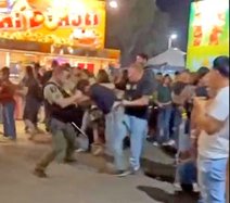 grainy image is from a video contributed by the law firm Taylor & Ring