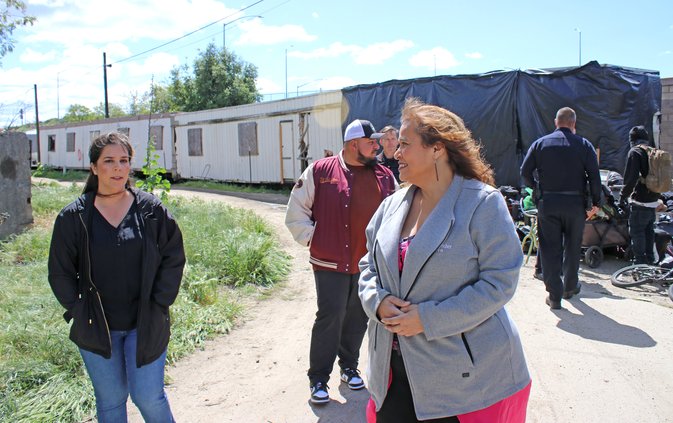 Council visits Lazy Wheels