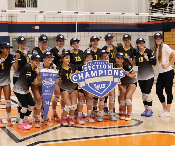 Hughson Volleyball Section Champions