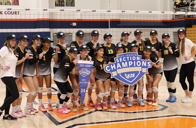 Hughson Volleyball Section Champions