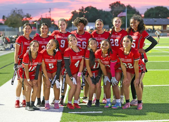 Ceres High girls flag football team qualified