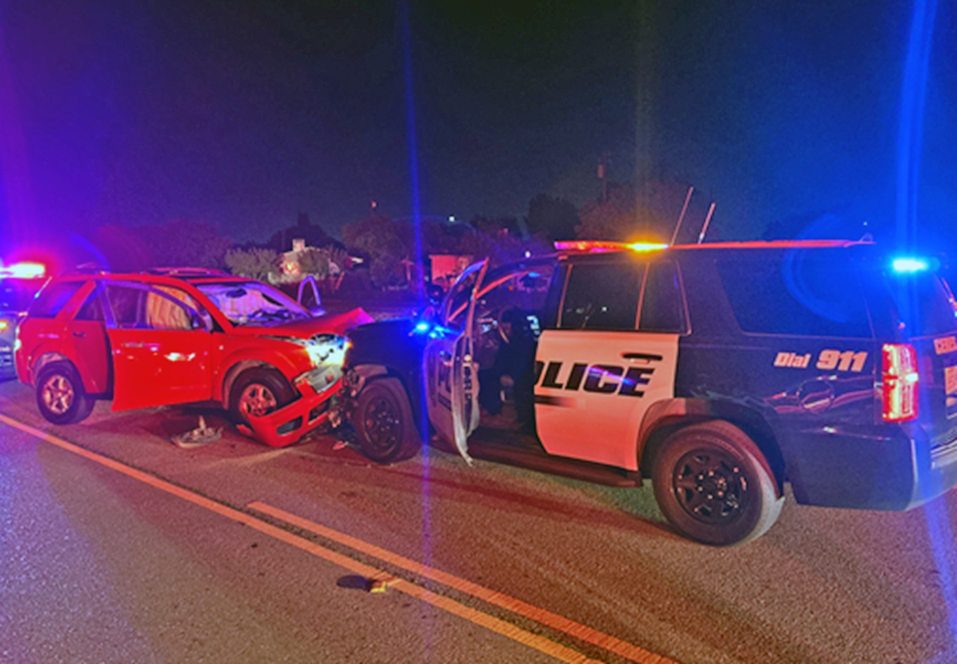 For second time in five days, police patrol car hit by a DUI suspect ...