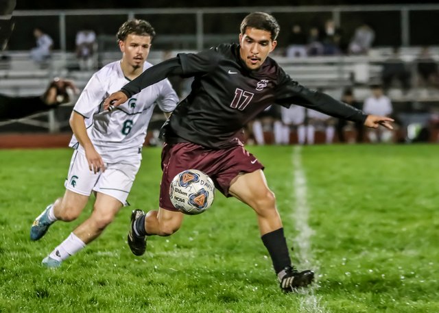 Soccer boys kick off first winter sports match