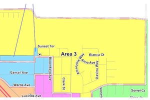 Keyes trustee area 3 on map[