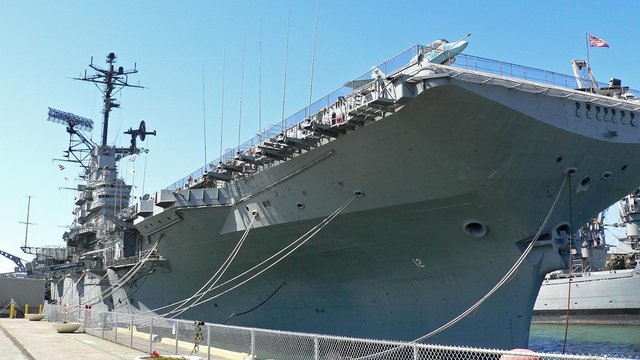 Aircraft carrier that served in World War II now a unique museum