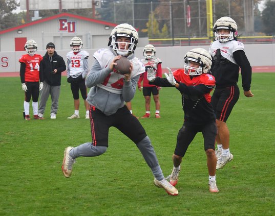 East Union football on Thanksgiving