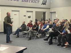 Dirkse at Denair meeting