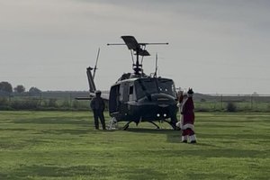 santa helicopter