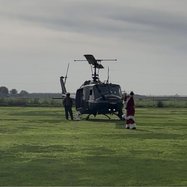 santa helicopter