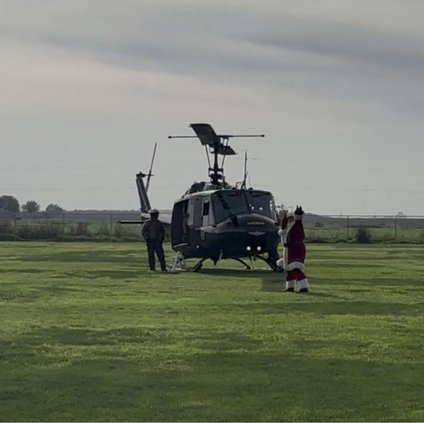 santa helicopter