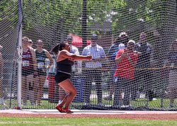 Stan State women's shot put