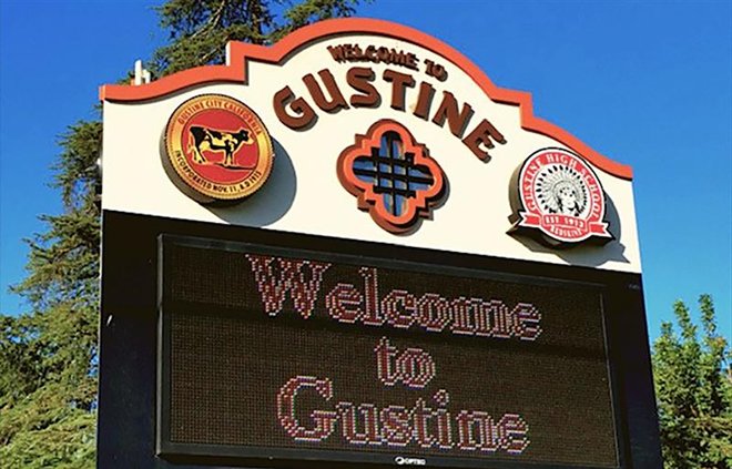 Gustine Sign