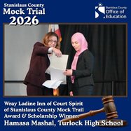 Mock Trial award