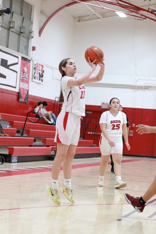 Lady Reds surge past Crusaders with dominant second half - Westside Connect