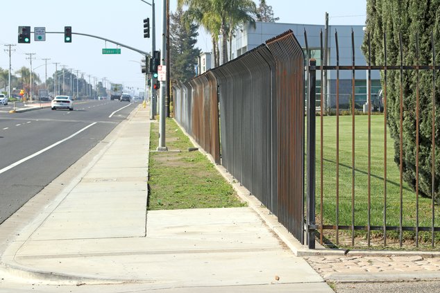 Ceres Memorial Park fence