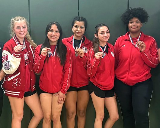 Abigail Schultz, Dayanna Alvarez, Mezmeriah Zuniga, Avril Gaona and Elizabeth Boyd