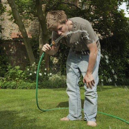 drinking from hose