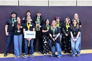 Hughson High decathlon team