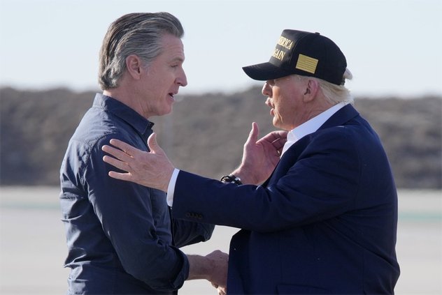 newsom trump