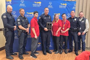 Ceres Police torch run award