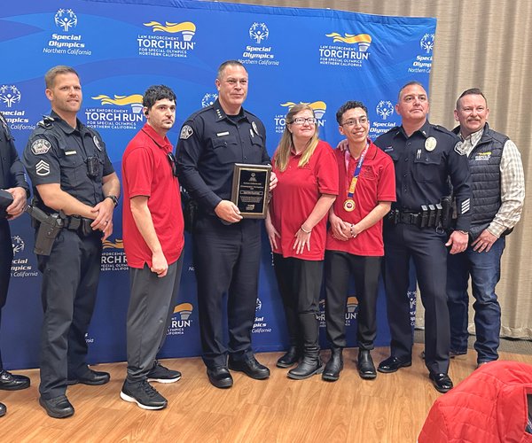 Ceres Police torch run award