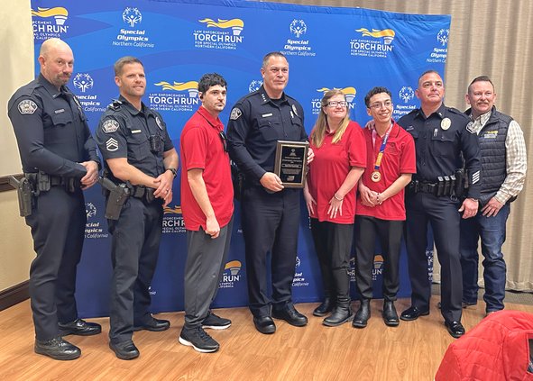 Ceres Police torch run award