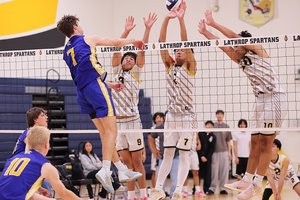 Ripon Christian-Lathrop boys volleyball