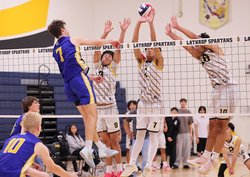 Ripon Christian-Lathrop boys volleyball