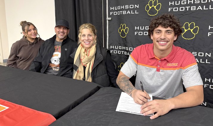 Hughson High senior Lawson Aviles signs