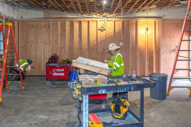 Room 11 at Ceres High School is undergoing a major renovation