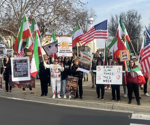 Iran supporters solidarity
