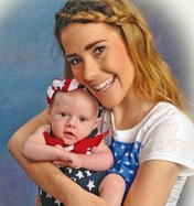 Lauren London with her daughter Kennidee