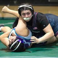 Senior Alicia Espinoza made program history