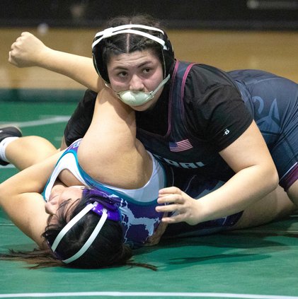 Senior Alicia Espinoza made program history