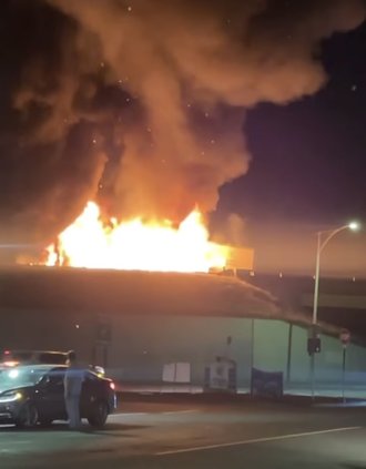 99 trailer fire March 12