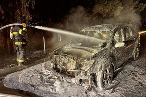 car fire