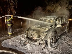car fire