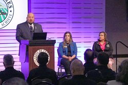 Mayor Javier Lopez delivers his State of the City address while