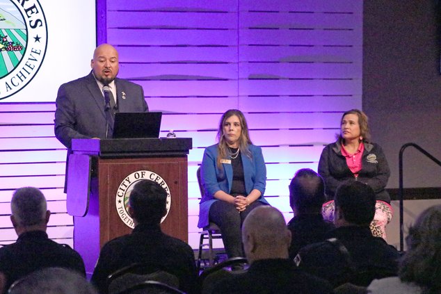 Mayor Javier Lopez delivers his State of the City address while